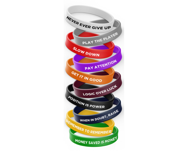 Mantra Wristbands 10 Pack