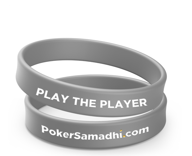 Grey Play The Player Wristband (T.J. Cloutier)
