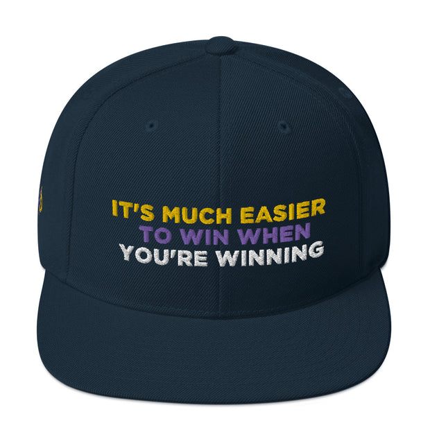 It’s much easier to win when you’re winning poker hall of fame hall of famer poker autograph signature series collection WSOP World Series of poker poker hat poker merchandise poker gifts poker players poker samadhi danielle striker tom mcevoy tj cloutier poker mantras mantra merchandise poker snapback baseball hat poker mantra dad hat poker hat poker cap poker gifts wsop world series of poker poker snapback hat