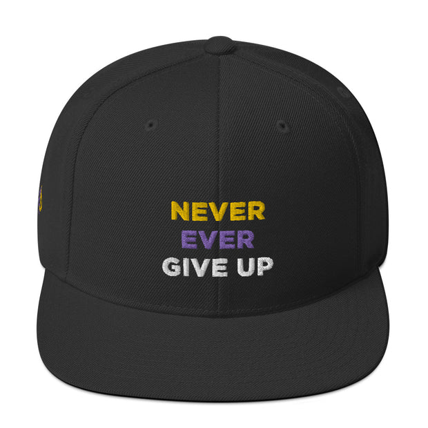 Never Ever Give Up Snapback